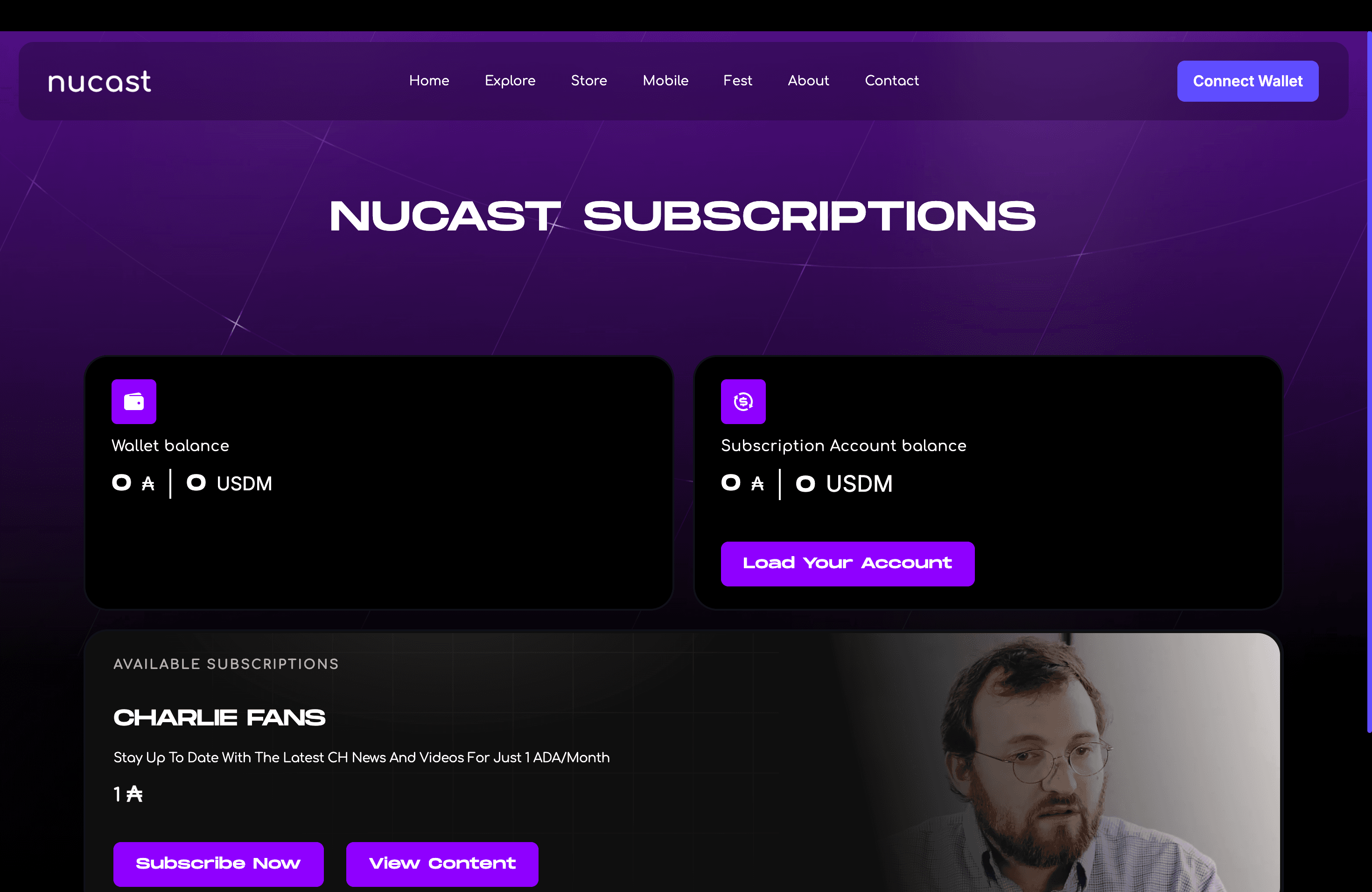 Nucast | Subscription